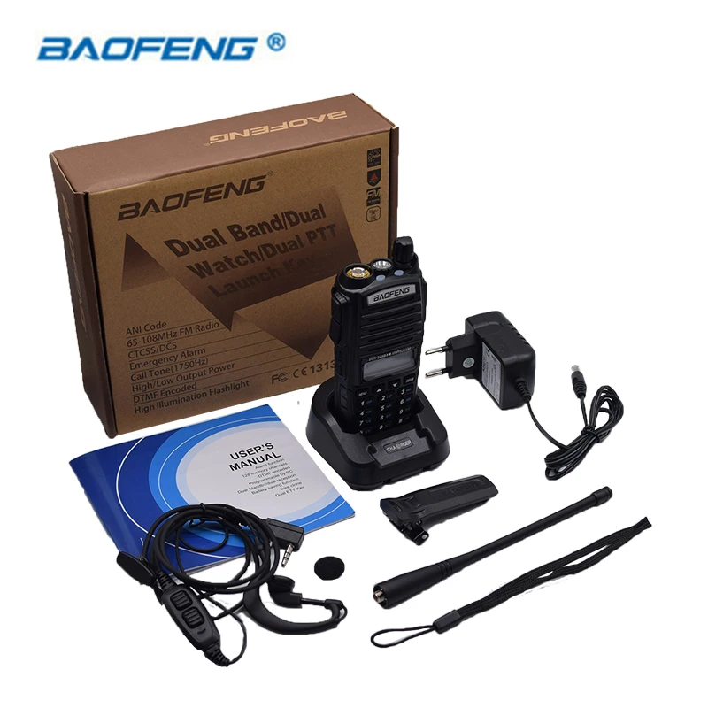 Baofeng UV 82 рация HAM Радио Двухдиапазонный портативный приемопередатчик VHF FM радио