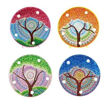 

DIY Mandala LED Diamond Painting Light Box Cross Stitch Embroidery Lamp Cute Cartoon Creative Full Special Shaped Drill Light