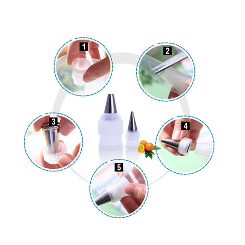 10 шт./компл. насадка для декорирования конвертер адаптер кондитерский Кондитерские наконечники разъем наборы насадок торт украшения инструменты для выпечки
