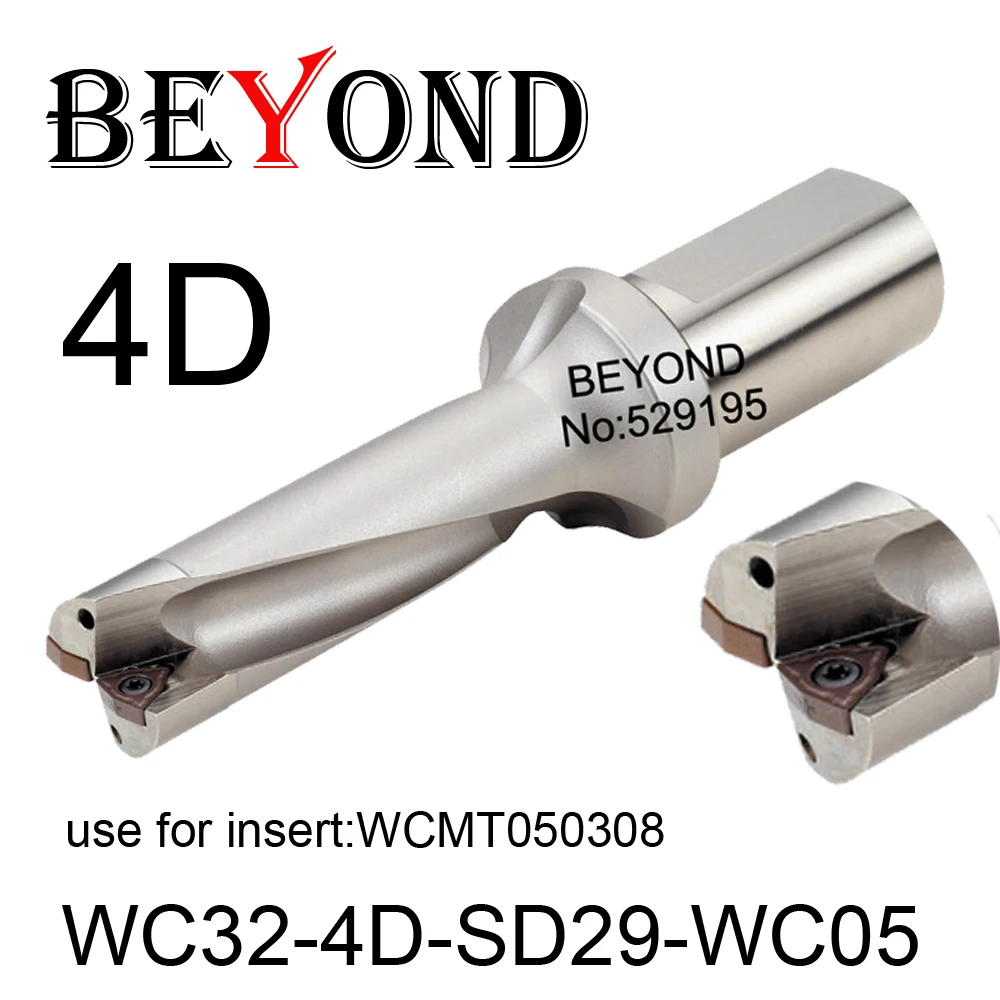 BEYOND WC 29 мм 5 WC32 4D SD29 WC05 SD29.5 U буровые карбидные вставки WCMT050308 сверло индексируемый