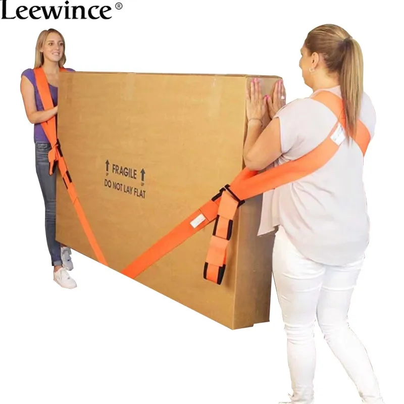 Goedkoop Leewince Bewegen met gereedschap Meubels Accessoires Koelkast riem Nylon touw Belasting lijn schouderriem Bewegen artefact Thuis van touw