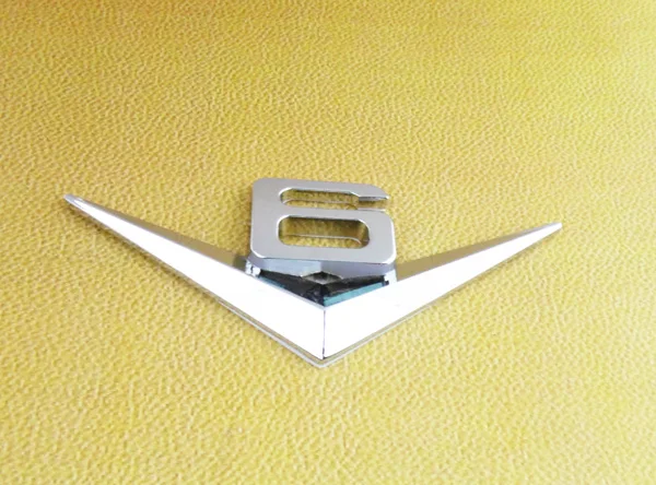 

Auto Car chrome V6 V 6 for Mustang GT CS Shelby v6 Emblem Badge Sticker