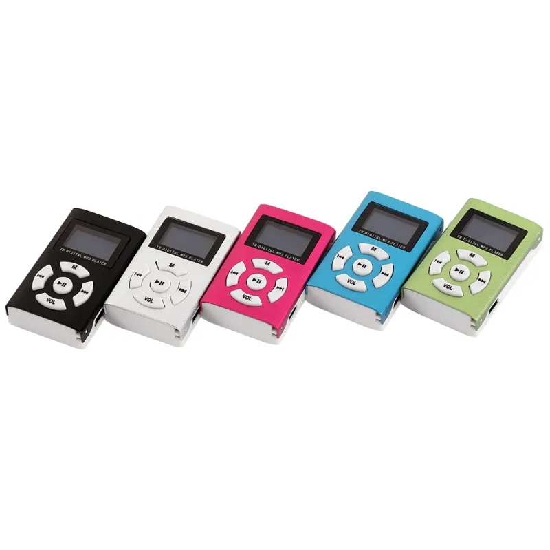 USB мини mp3 плеер ЖК экран поддержка Micro SD TF карты стильный дизайн спортивный