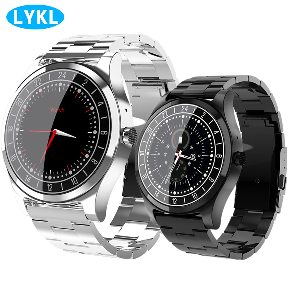 

LYKL Smart Watch DT19 Dial Call Heart Rate Blood Pressure Sport Fitness Tracker SmartWatch Bluetooth Men Woman Metal Wristwatchs
