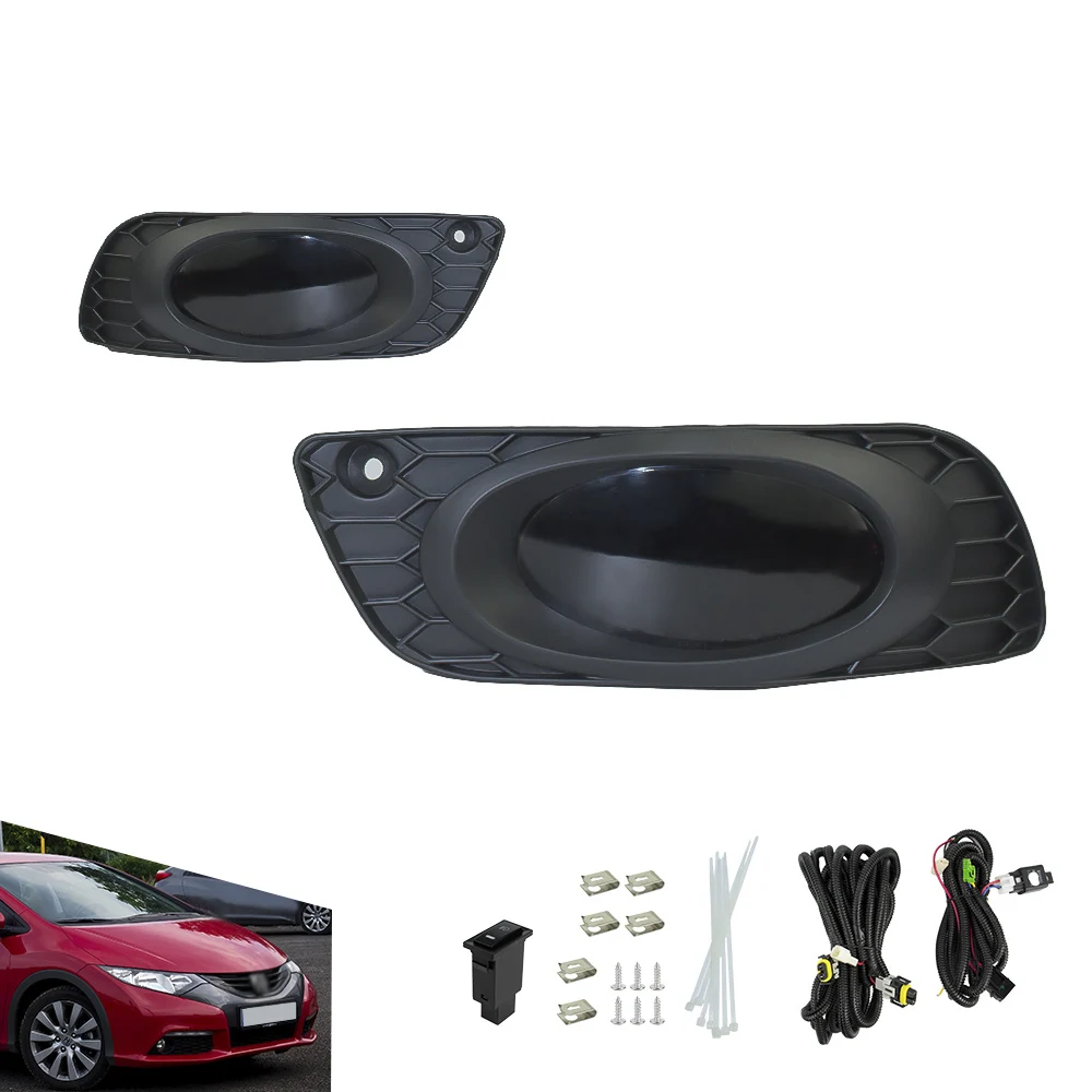 Противотуманные фары для Honda Civic 2012 4Dr Sedan (U. S. TYPE) прозрачные/желтые/дымовые