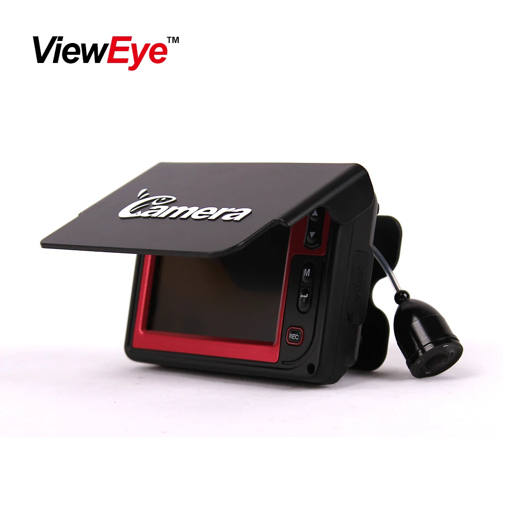 ViewEye Original HD 1000TVL 3.5" Professional Underwater Fishing Camera Fish Finder Video Recorder 2pcs IR LED With/ Without DVR