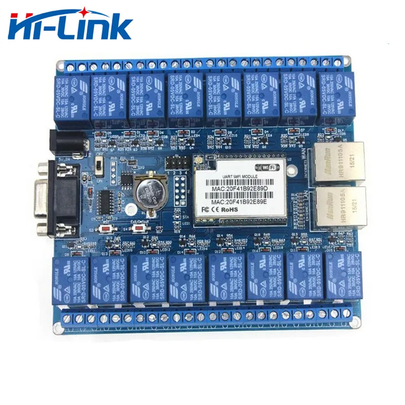 

New Product 16 Channel Wireless Remote Control LAN WAN WiFi Relay Board Controller Smart Home Relay Switch