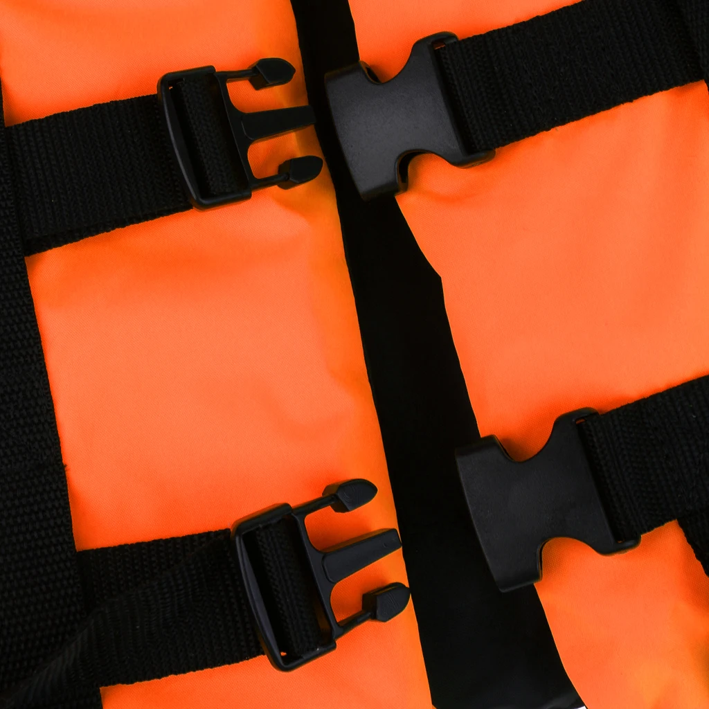 Unisex High Visible Life Jacket Safety Vest with Whistle for Kayak Canoe Boat Swimming Fishing Vest Buoyancy Aid Men Women Kids 