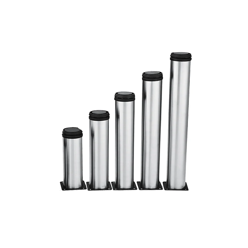 

4PCS Stainless Steel Sofa Cabinet Feet Coffee Table TV Kitchen Cabinet Support Table Legs bathroom Cabinet Furniture Bed Feet
