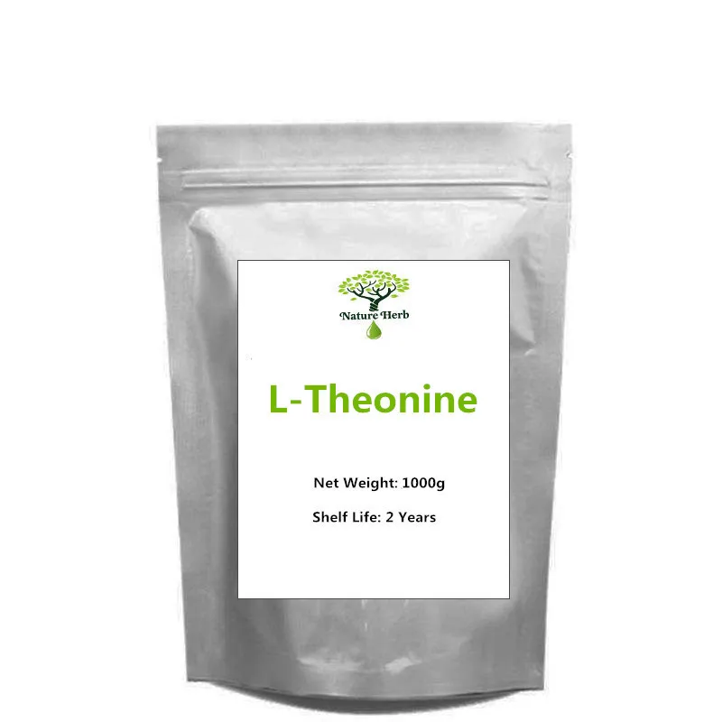 Высокое качество пищевых добавок L-Theonine порошок 250 г~ 1000 г