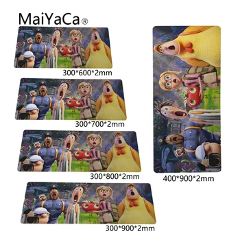 

MaiYaCa Exclusive Customization 400x900mm Cloudy With A Chance Of Meatbal Extended Gaming Wide Large Mouse Pad Big Size Desk Mat