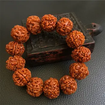 

Old Tibet Hand Carved Jin Gang Bodhi Buddha Beads Bracelet>>> Free shipping