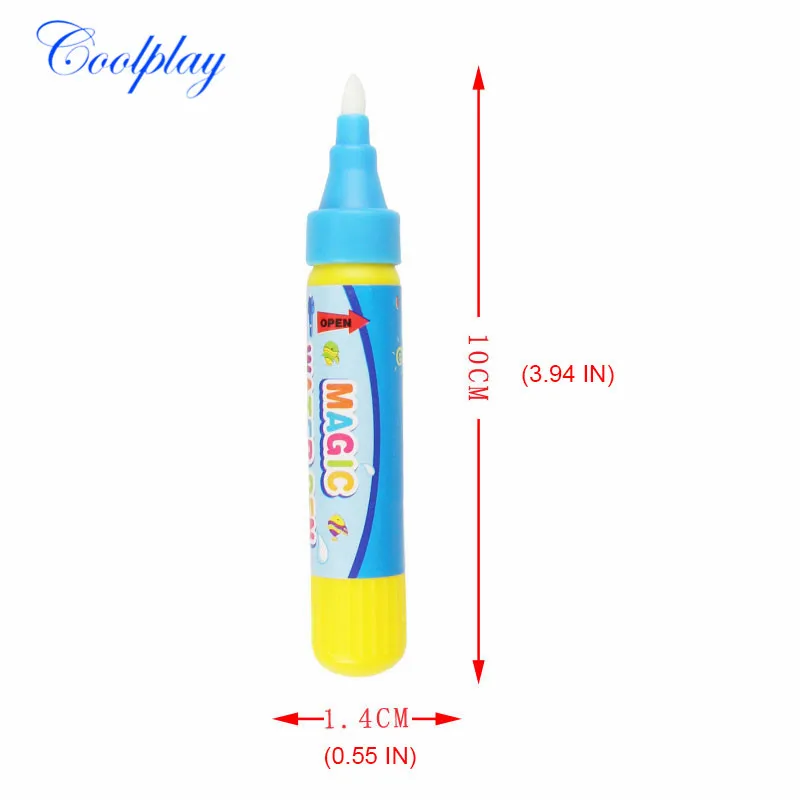4 шт./компл. волшебная ручка для рисования водой/каракулей, маркер/Магия акварель ручка/Водная инструмент для замены развивающая игрушка для детей