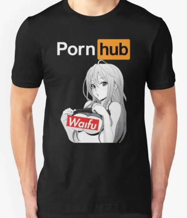 Waifu рубашка сексуальная для девочек и взрослых забавная крутая Мужская брендовая одежда футболки повседневные мужские лучшие продажи Повседневная футболка