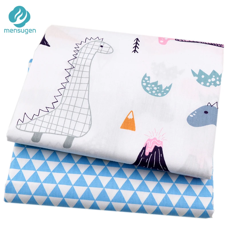 

New Dinosaurs Printed Cotton Fabric for baby Boy Bedding Sheet Sewing Telas to Pillowcase Cushions Patchwork Tissu for DIY Craft