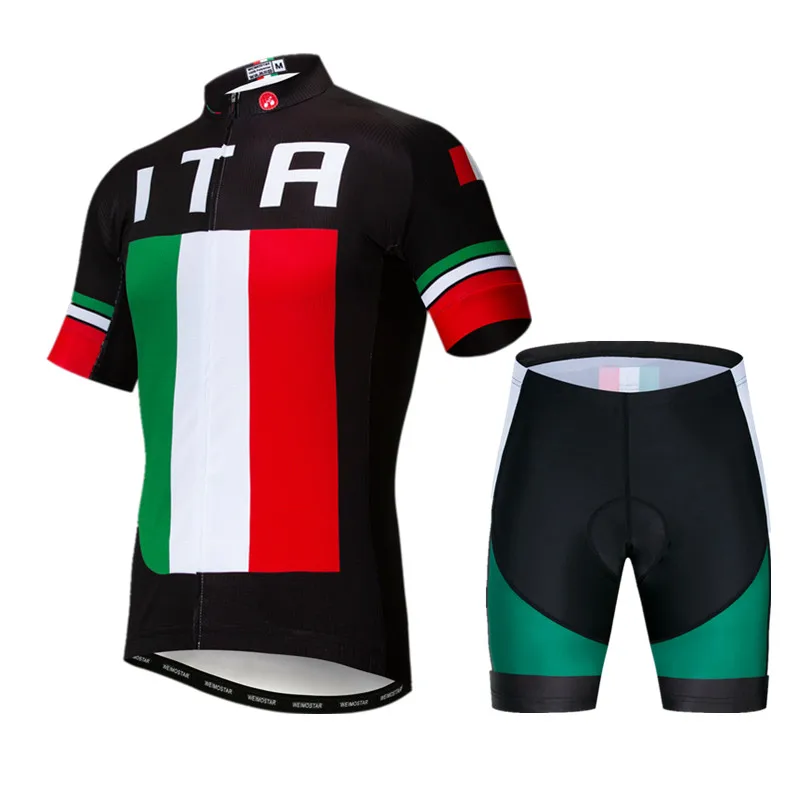 Weimostar, русская команда, одежда для велоспорта, мужская, дышащая, Pro, комплект для велоспорта, анти-пот, одежда для велоспорта, одежда для гонок, спорта, MTB, велосипеда - Цвет: Italy