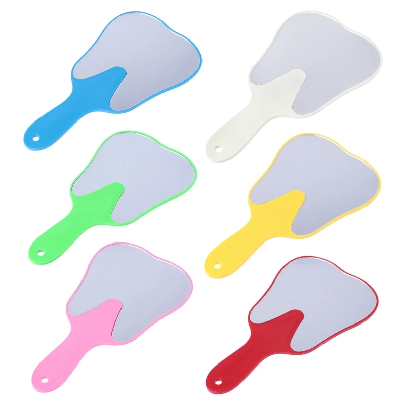 

1 PCS Cute Handle Dental Mirror Tool Unbreakable Patient Hand Mirror