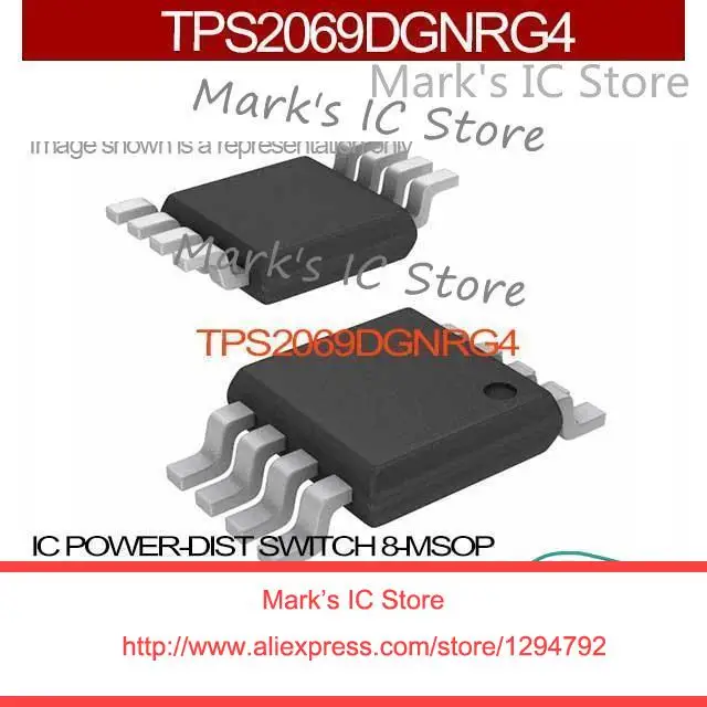 TPS2069DGNRG4 IC POWER DIST SWITCH 8 MSOP TPS2069DGNR 2069D TPS2069D ...