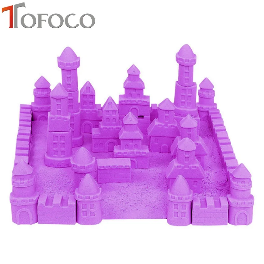TOFOCO DIY Магия Интеллектуальный Игрушка Ясно Пластилин Полимерная глина Магнитный Песок слизь игрушки для детей