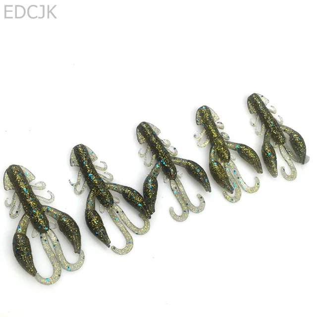 

10 pcs / lot Kingdom Fishing Tackle Soft Lures China Shrimp Baits 5cm/2g Artificial Lure Wholesale plastic bait For Fish China