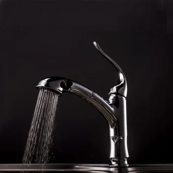 

Washbasin pull-basin taps pulling all-copper basin faucet hot and cold taps two functions