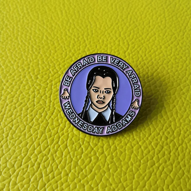 

wednesday addams pin