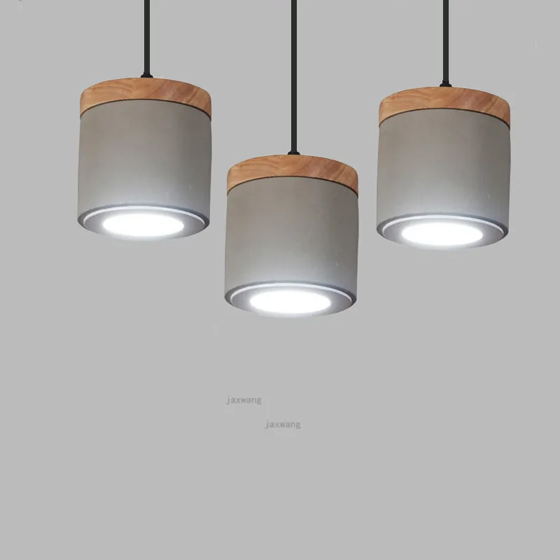 Modern Cement Led Pendant Lamp Lights Hanging Lamp Hanglamp Light