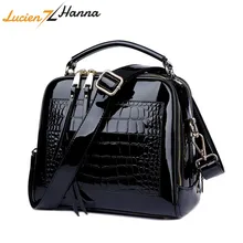 Fashion Women Bags Designer Crocodile Leather Female Shoulder Bag Crossbody Bags for Women Purses and Handbags Sac Main Femme