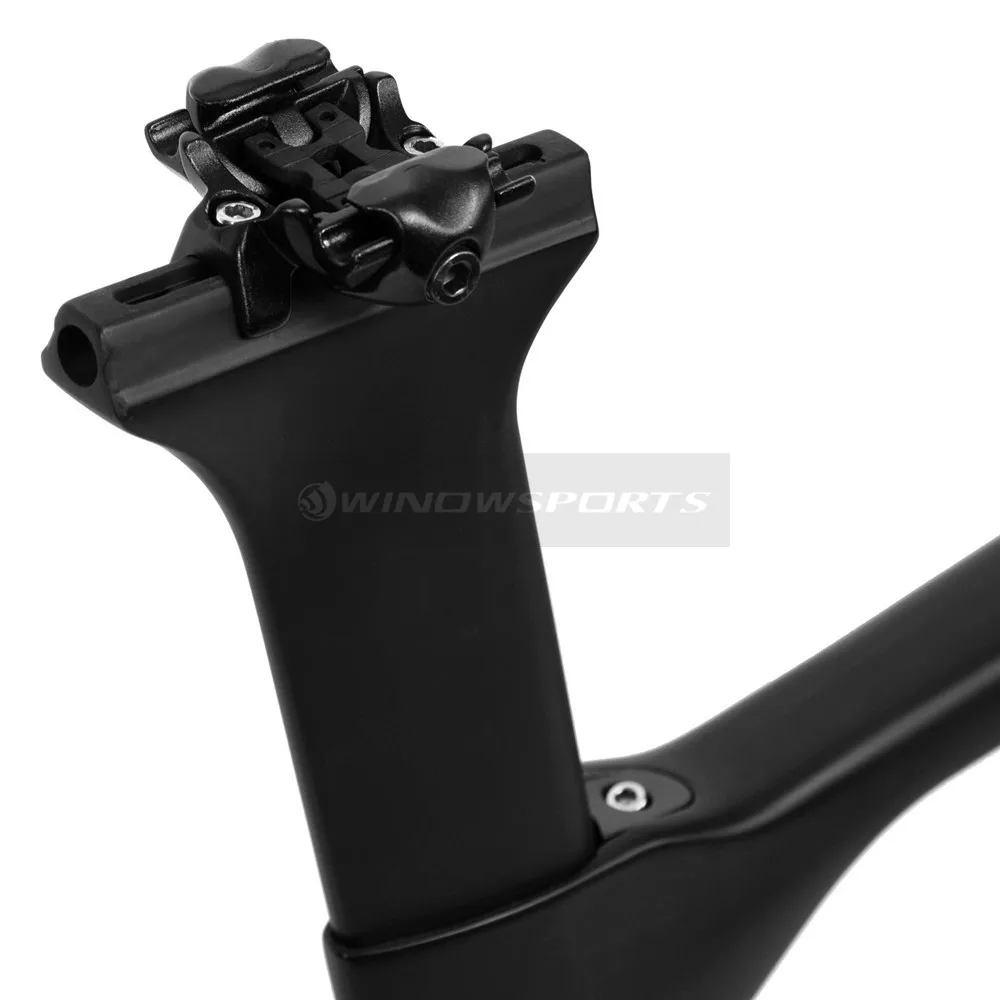 Perfect 2018 Winow Aero Full Carbon Road Bike Frame Aero Carbon Racing Bicycle Frame Di2 & Mechanical Road Frame 3