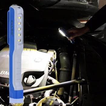 

exLED Portable Camping Flashlight Hanging Hook Tent Lamp With Magnet Handheld Car Repairing portable flashlight torch usb