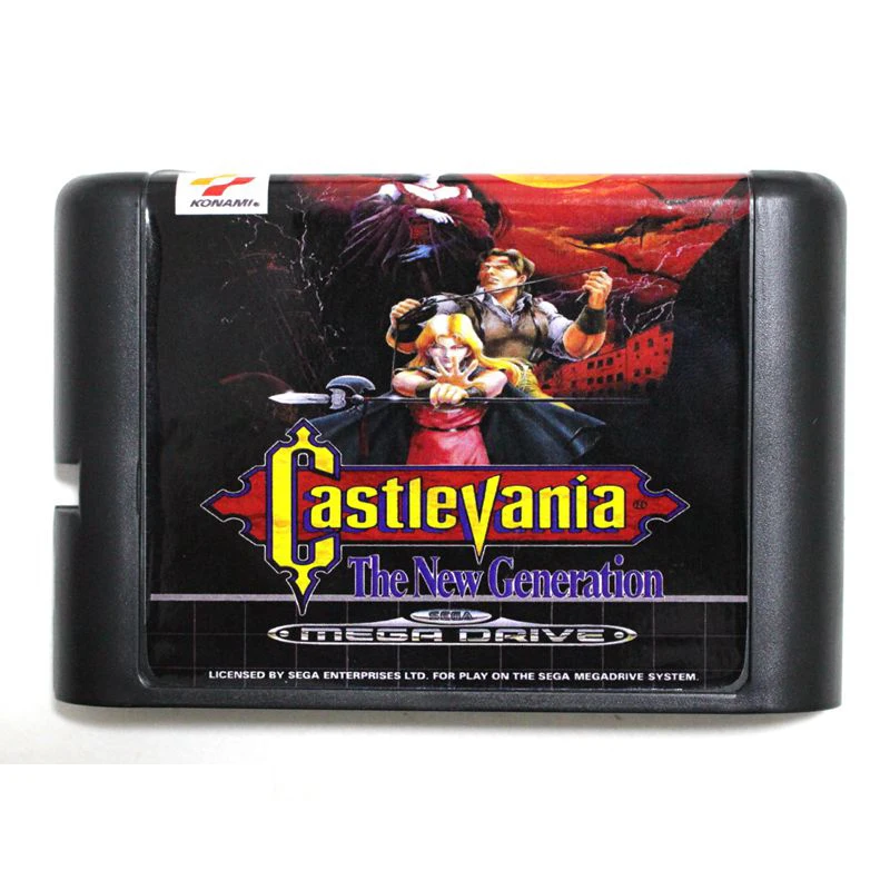 Новый 16-битный игровой картридж caslevania Sega MD для системы Megadrive Genesis | Электроника