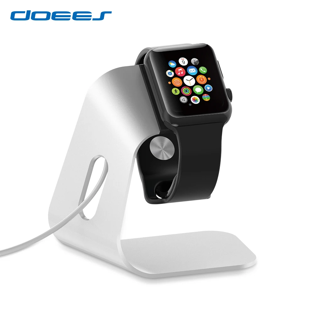 

Luxury Aluminum Alloy Charging Dock Station For Apple Watch Accessories Desktop Charging Bracket Handy Holder For i Watch Stand