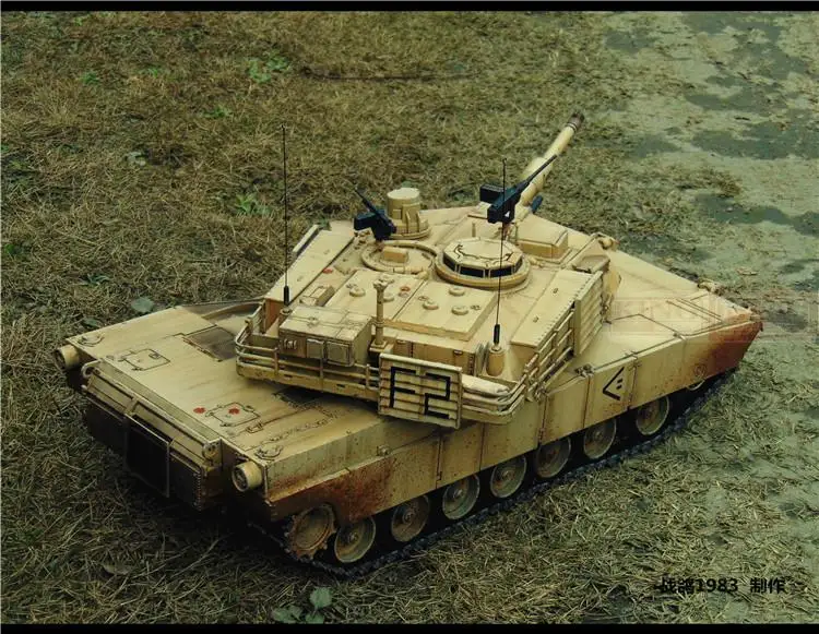 KNL хобби HENGLONG 1/16 M1A2 радиоуправляемая модель танка дистанционного управления автомобилем оболочки литейное оборудование для толстое покрытие краской под старину