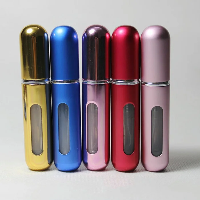 5ml Portable Mini Refillable Perfume Bottle With Spray Empty Cosmetic