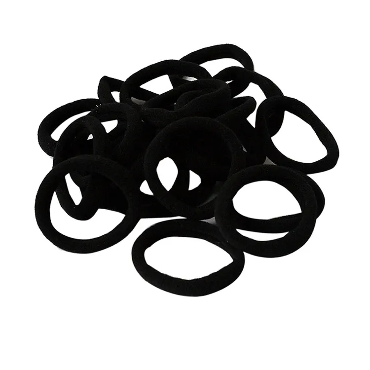 

10Pcs/lot Baby Girls Kids Children Elastic Hair Ties Bands Rope Ponytail Holders Headband Scrunchie Accessories Black Wholesale