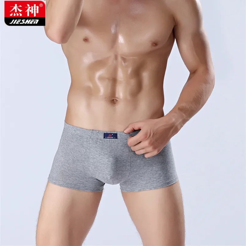 

Mens Boxers Underwear Men Soft Cotton Panties New Breathable Underpants Male Sexy Boxers U-Shape Pouch cueca masculina 1pcs