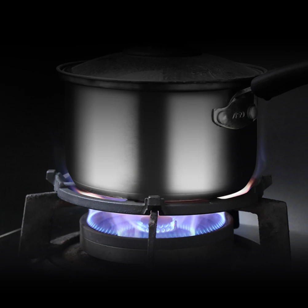 Универсальная чугунная подставка для кастрюль стойка горелки газовой плиты