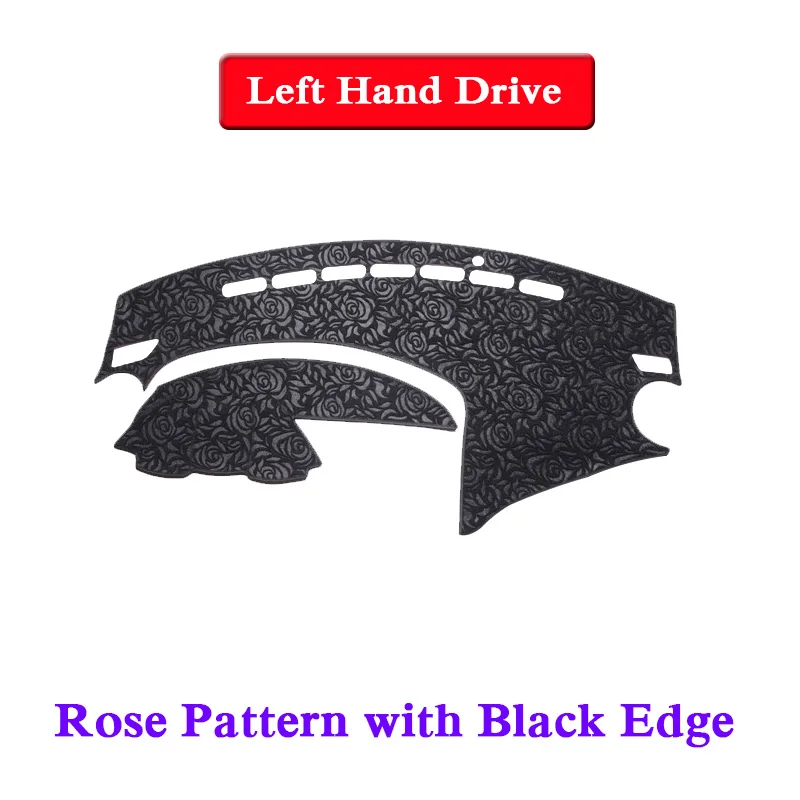Стайлинг автомобиля Противоскользящий коврик для Mazda 3 2011 2015 LHD & RHD Rose Pattern