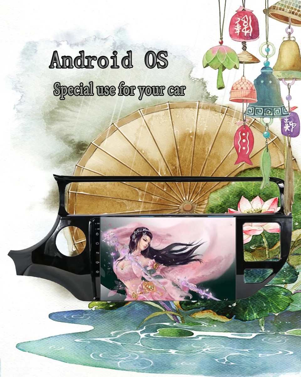 Flash Deal Android Car Radio for Mitsubishi lancer 9 inch 1024*600 Quad Core wifi Bluetooth video audio Multimedia 2 din car dvd player 2