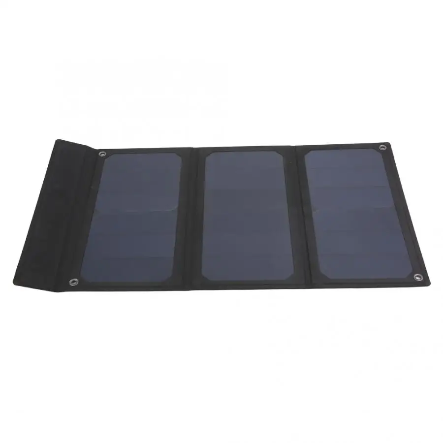 

18W Outdoor Waterproof Foldable LED Monocrystalline Silicon Solar Panel Dual USB Output