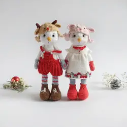 Вязаные Игрушки Кукла-амигуруми Рождественская фигурка снеговика номер XH0412062