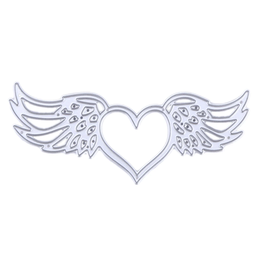 

1 Pcs Love Wings Cutting Dies Stencil For DIY Scrapboo Album Embossing Paper Card Decor For Weeding Valentine's Day Photo