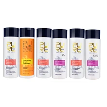 Золото терапия Кератиновое Лечение Очищающий шампунь Ремонт влаги прямые волосы Описание на абсолютно и высокое качество опт