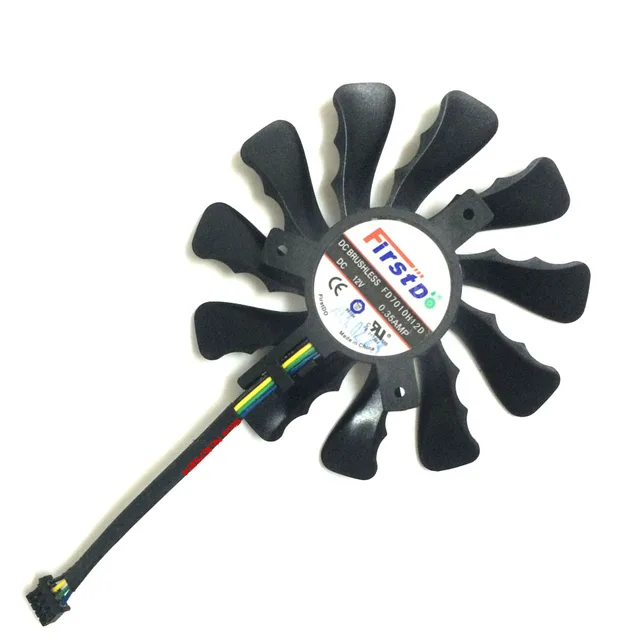 Fd7010h12d Computer Cooling Fan Vga Card Cooler Fans For Zotac Gtx Fd7010h12d Computer Cooling Fan Vga Card Cooler Fans For Zotac Gtx 660 Synergy Graphics System As Replacement