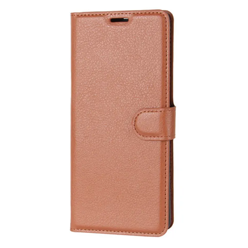 Brown Чехол UMIDIGI A5 Pro, чехол Umi A5 Pro, флип-кошелек из искусственной кожи, чехол для телефона UMIDIGI A5 Pro, 5 A5Pro, задняя крышка - Цвет: Brown