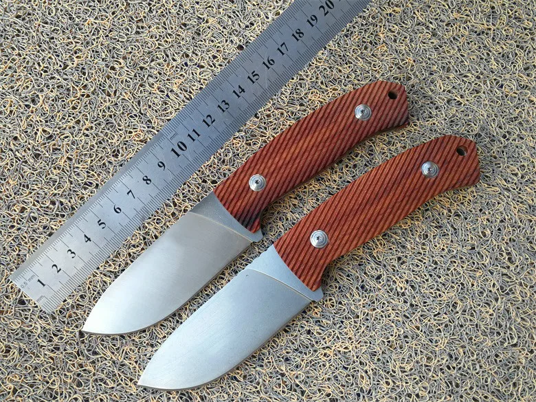 

Orange handle Military Combat Straight Knife 8cr14mov Steel Blade rosewood Handle Rescue Utility Outdoor Knives Top Quality tool