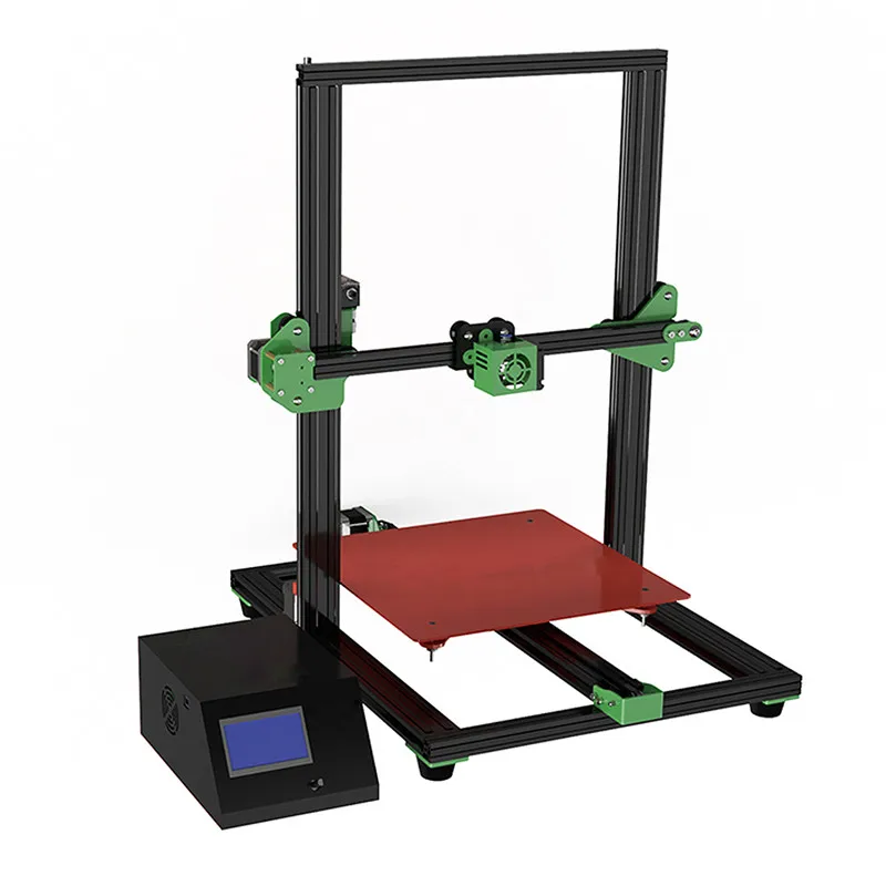 ^Cheap 1pc DIY 3D Printer Kit 300*300*400mm Large Printing Size 1.75mm 0.4mm Nozzle Support Off-line Print