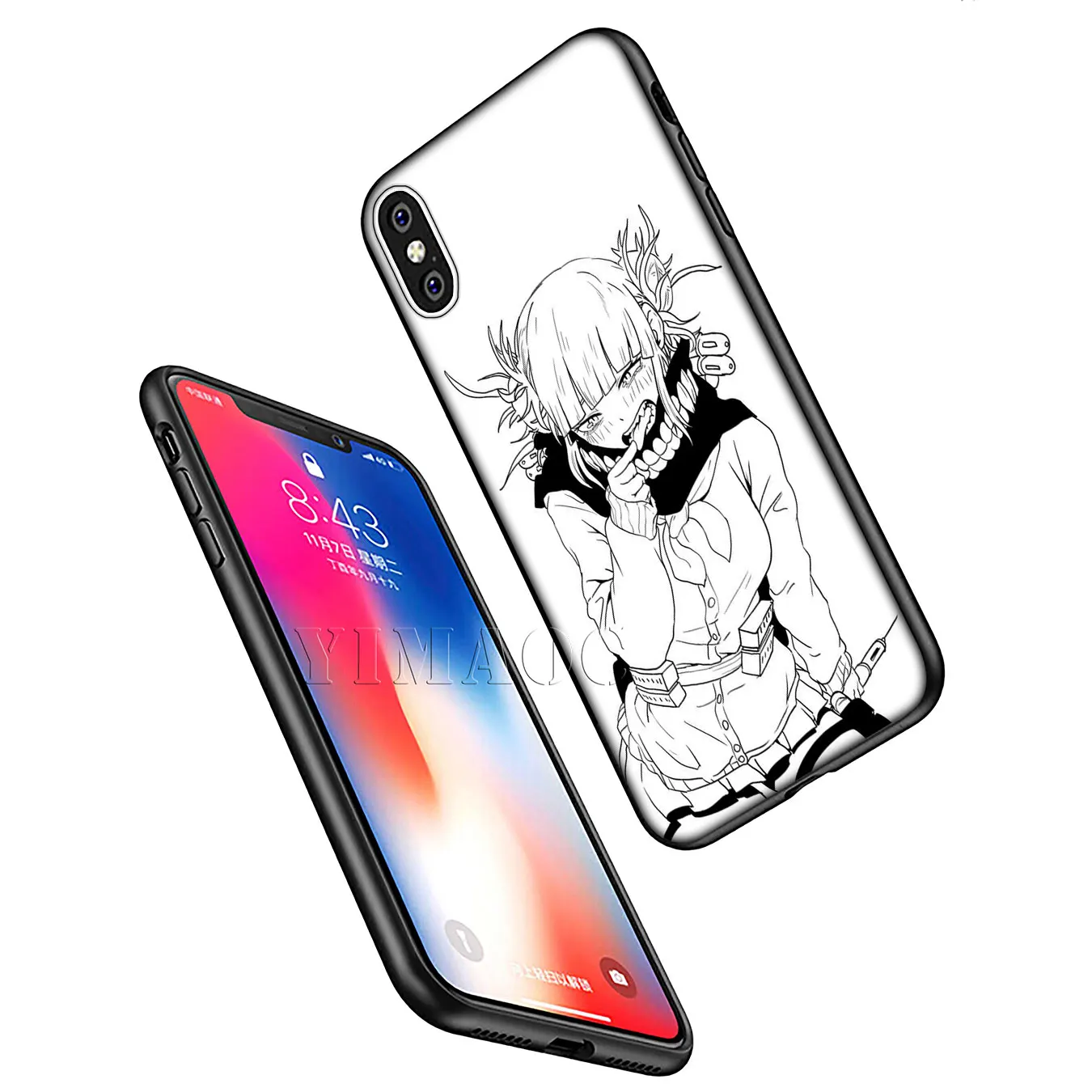 YIMAOC Аниме Манга Девушка ahegaoo Мягкий силиконовый чехол для телефона iPhone XR X XS Max 6 6S 7