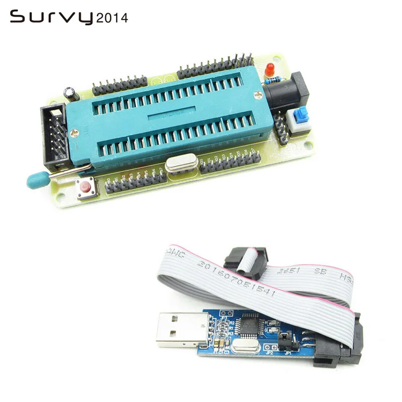 AVR ATMEGA16 минимальная системная плата ATmega32 + USB ISP USBasp программатор для