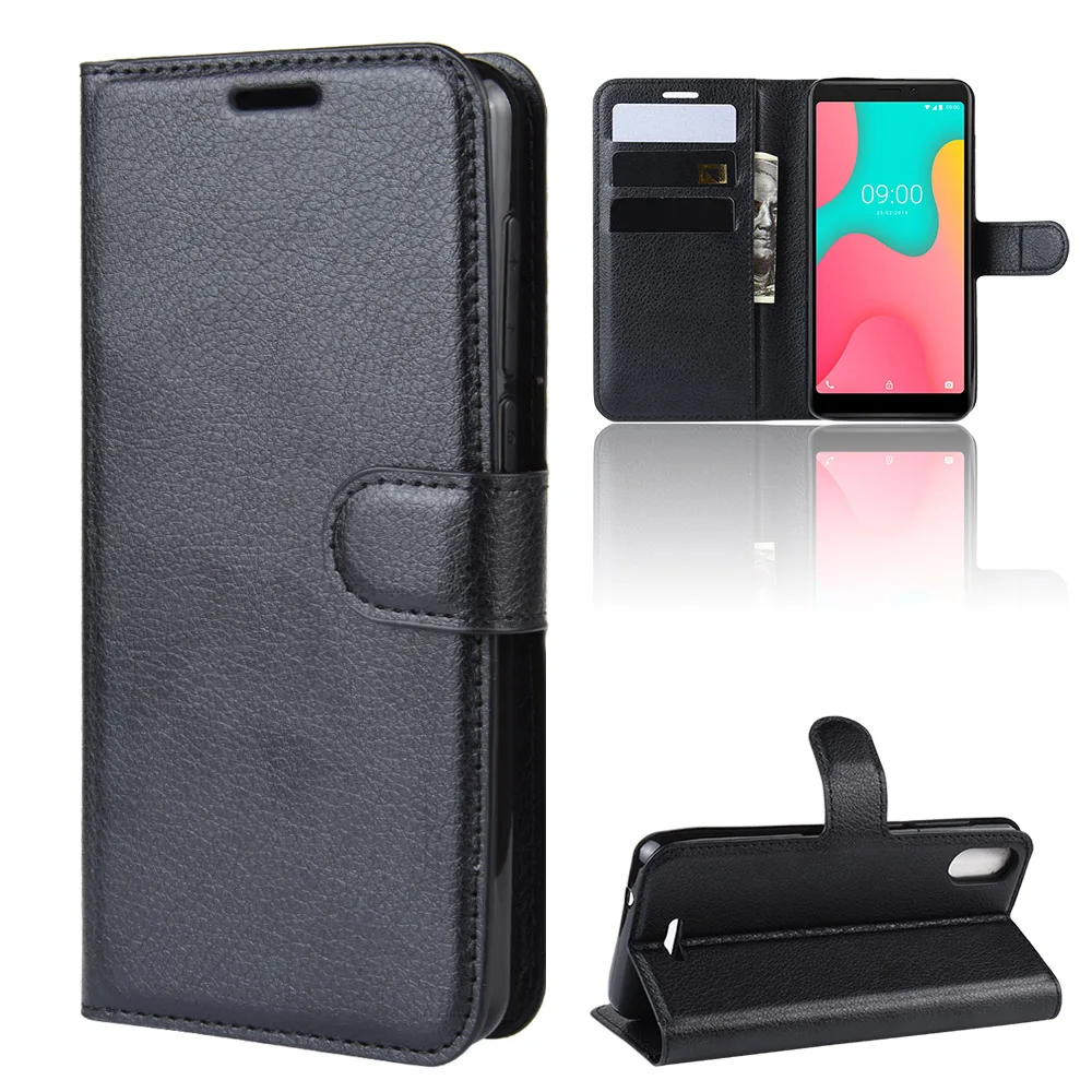 

Baiscxst For wiko Y60 Case Cover Luxury Leather Phone Case For wiko Y60 Protective Flip Case Wallet Case